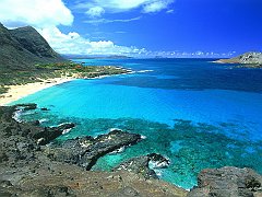View from Makapuu, Oahu, Hawaii